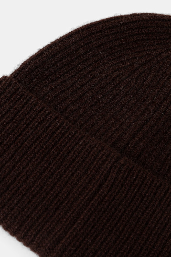 Akcesoria Medicine Czapka beanie damska kaszmirowa RW26-CDD703 brązowy