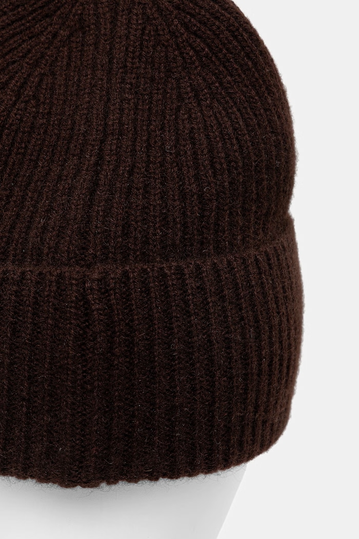Czapka beanie damska kaszmirowa Medicine RW26-CDD703 brązowy