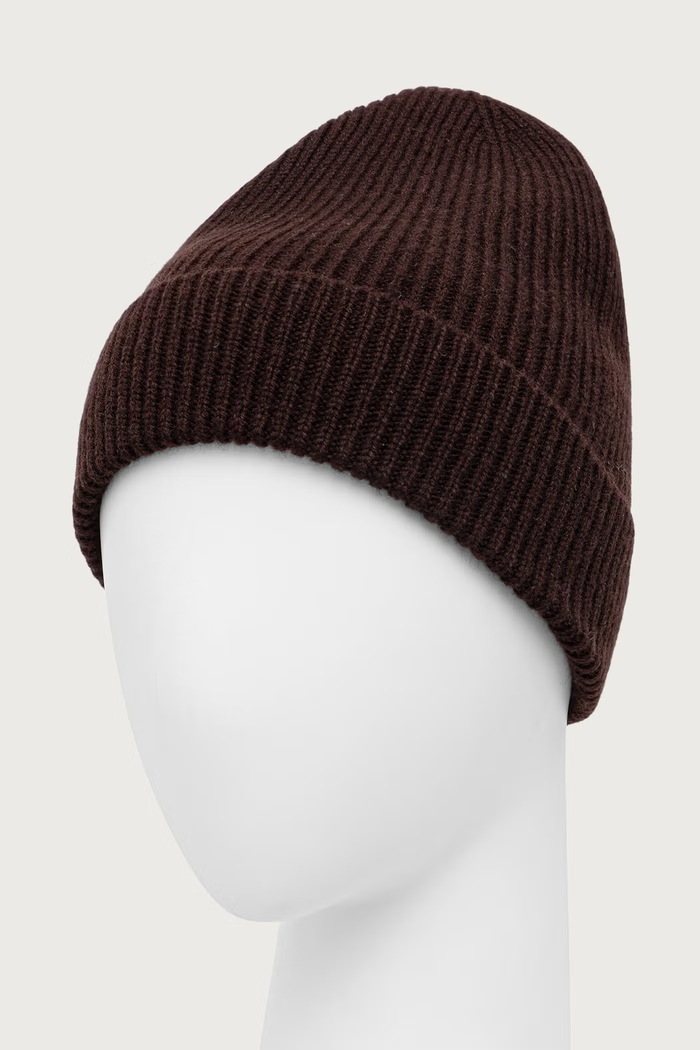 Medicine Czapka beanie damska z wełny merino RW26-CDD710 brązowy RW26