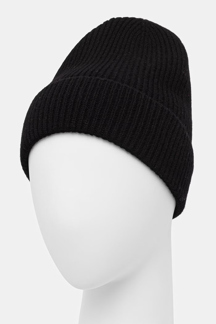 Medicine Czapka beanie damska z wełny merino RW26-CDD710 czarny RW26