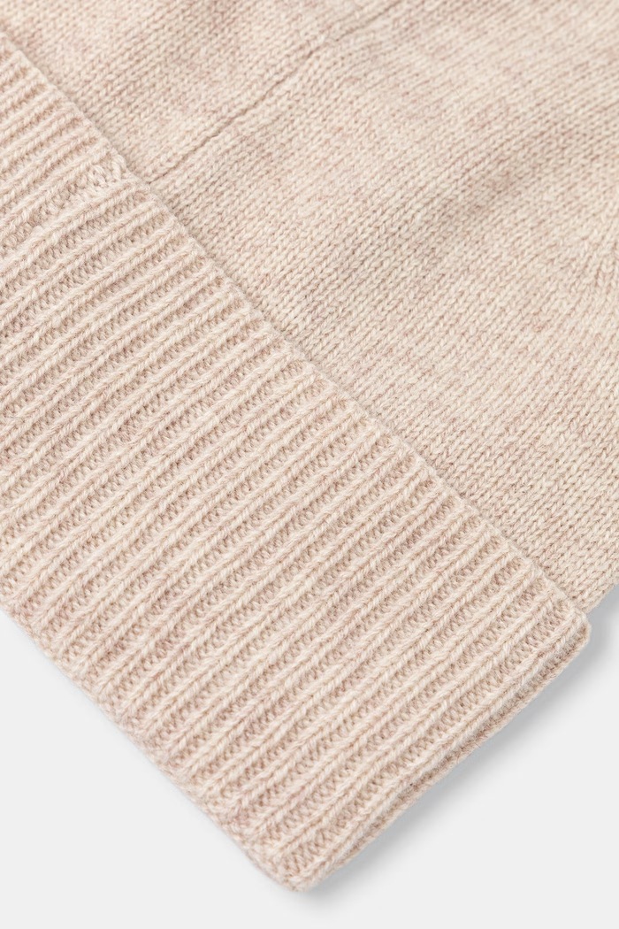 Czapka beanie damska wełniana Medicine RW26-CDD716 beżowy