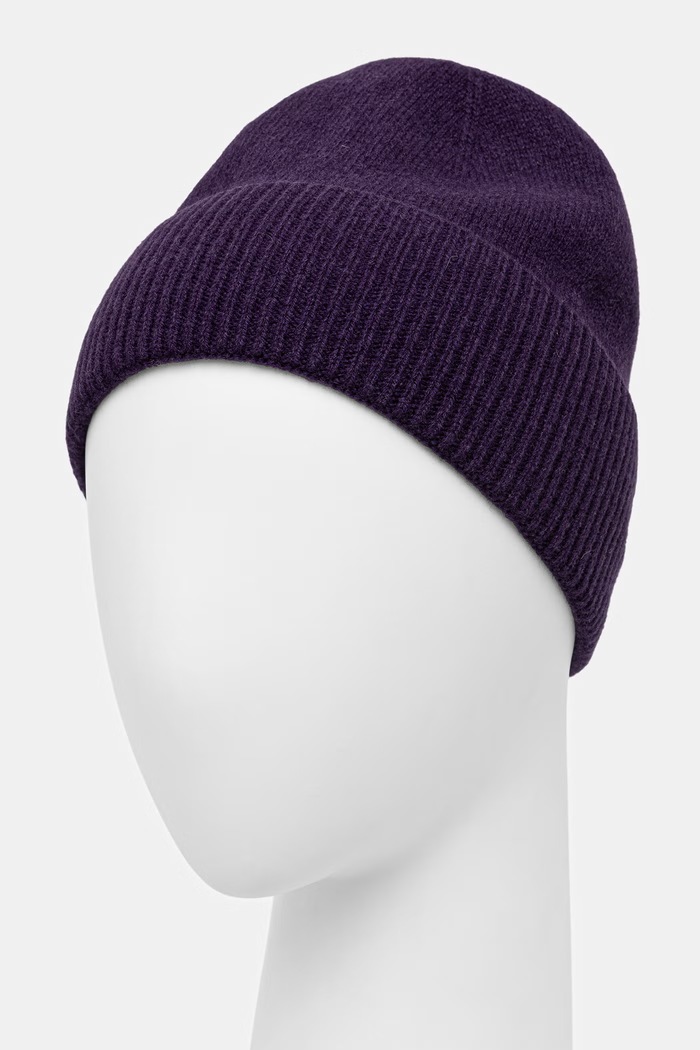 Medicine Czapka beanie damska wełniana RW26-CDD716 fioletowy RW26