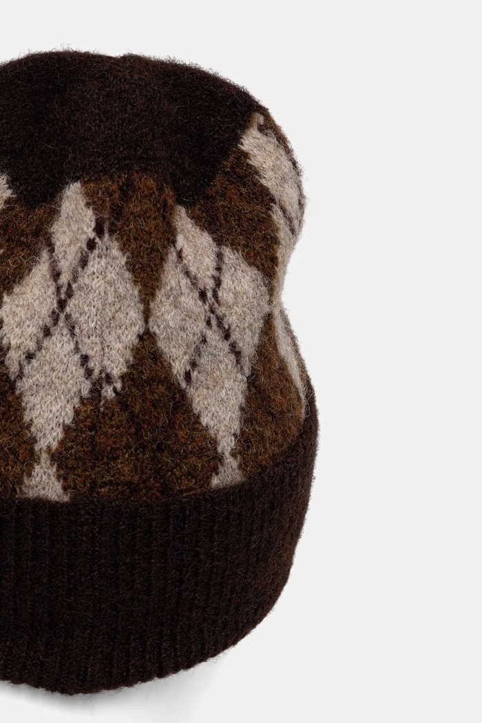 Akcesoria Medicine Czapka beanie damska z dodatkiem wełny RW26-CDD804 multicolor