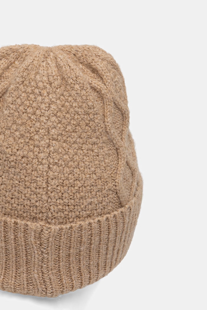 Akcesoria Medicine Czapka beanie damska RW26-CDD806 beżowy
