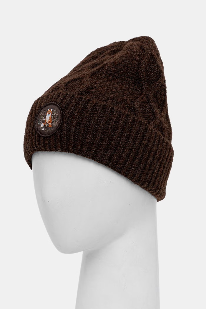 Czapka beanie damska Medicine RW26-CDD806 brązowy