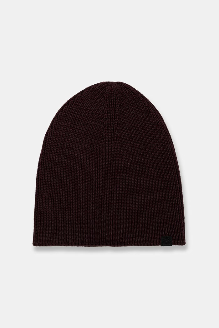 Medicine Czapka beanie męska z bawełną bordowy RW26-CDM051