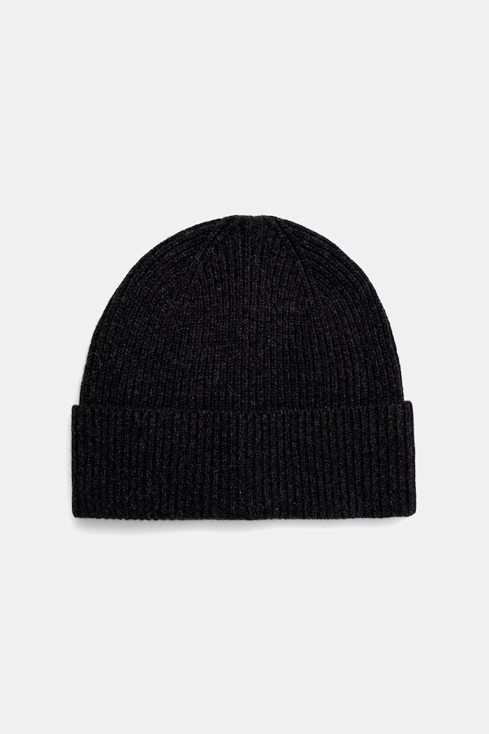 Medicine Czapka beanie męska z wełny merino szary RW26-CDM701