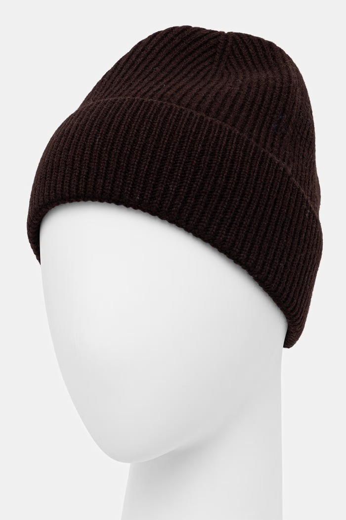 Medicine Czapka beanie męska z wełny merino RW26-CDM701 brązowy RW26