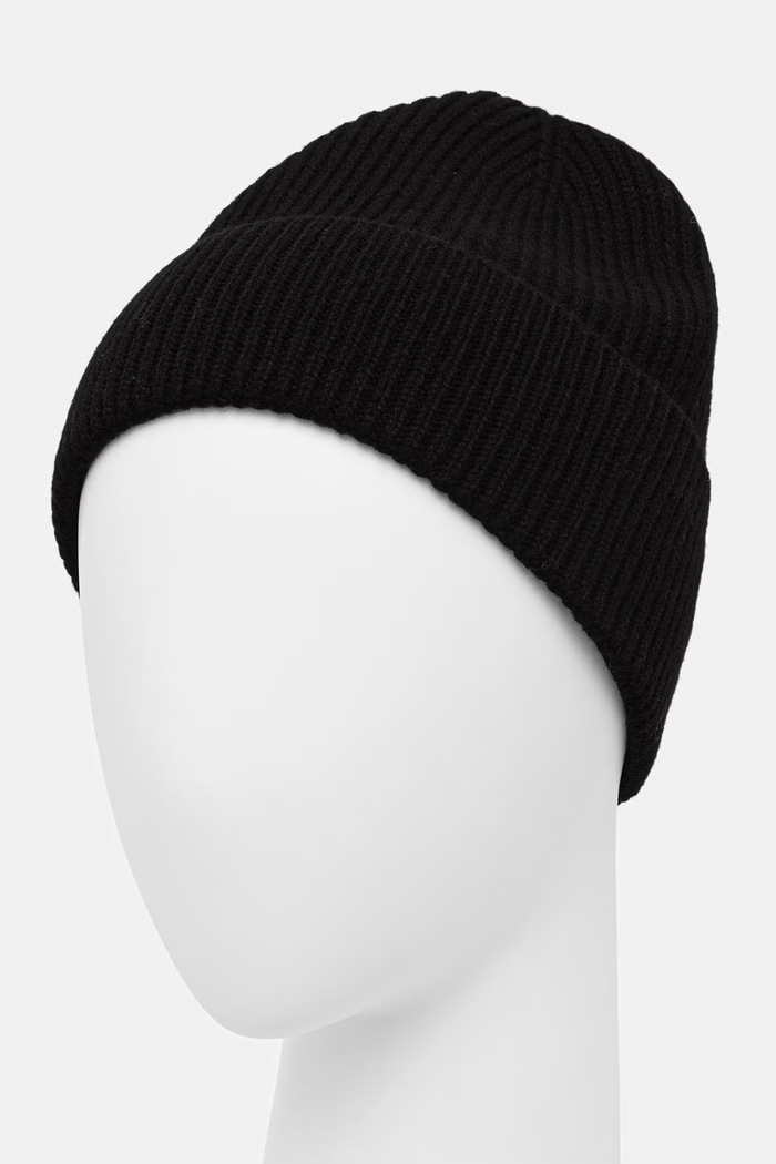 Medicine Czapka beanie męska z wełny merino RW26-CDM701 czarny RW26