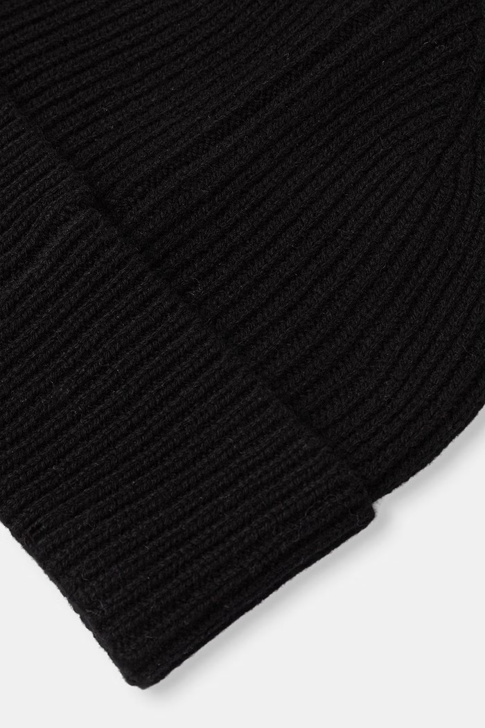 Akcesoria Medicine Czapka beanie męska z wełny merino RW26-CDM701 czarny