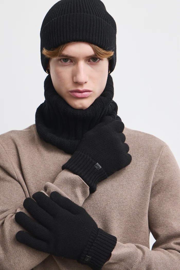 Beanie pentru bărbați din lână merino RW26-CDM701