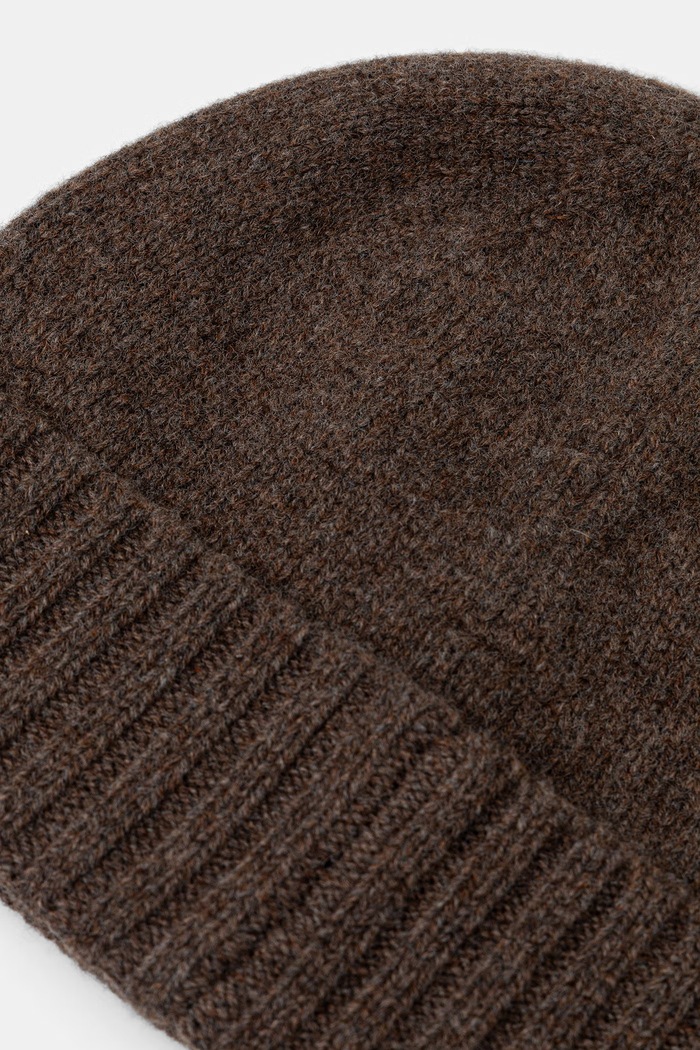 Akcesoria Medicine Czapka męska z wełny merino RW26-CDM704 brązowy