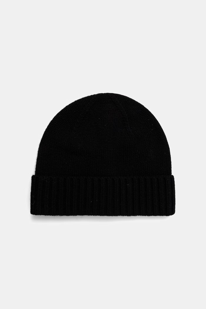 Medicine Czapka męska z wełny merino czarny RW26-CDM704