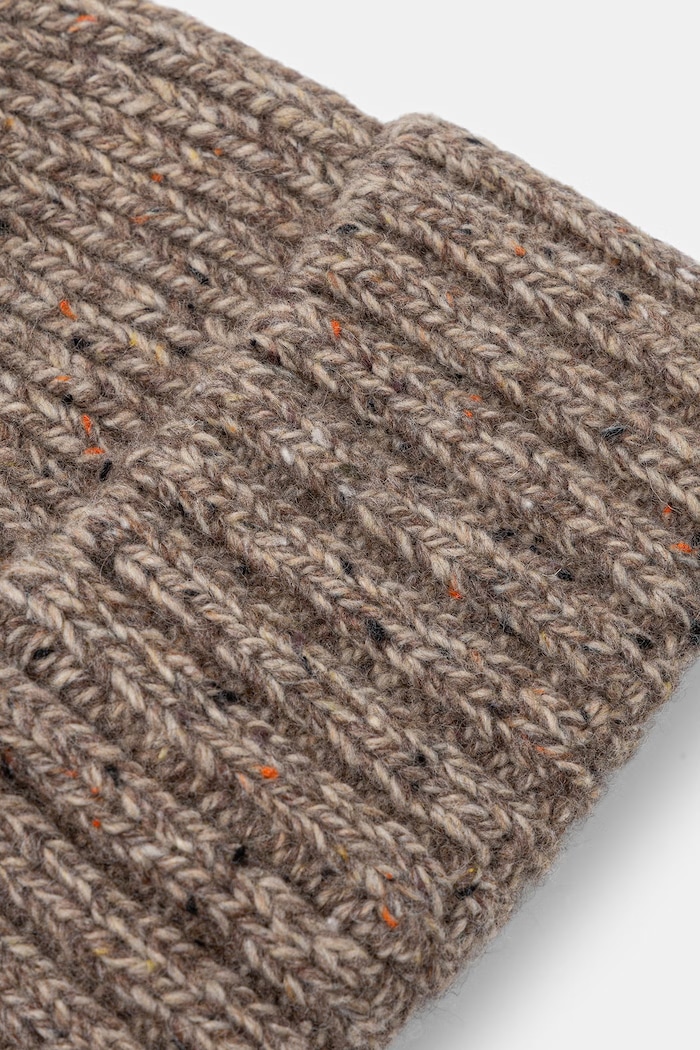 Czapka beanie męska z wełną Medicine RW26-CDM706 beżowy