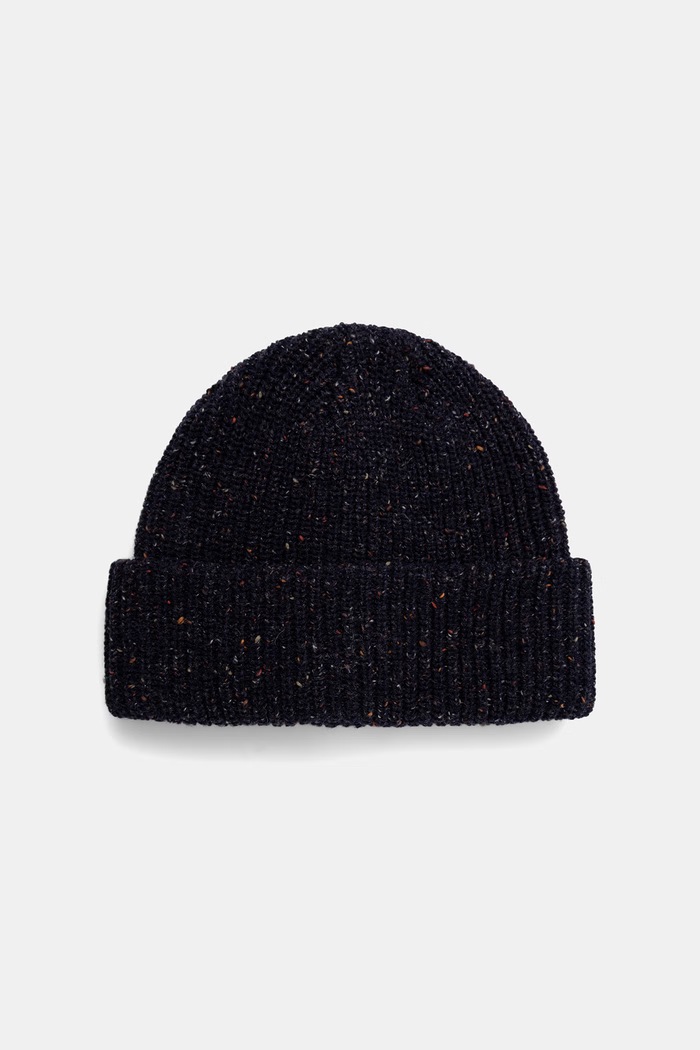Medicine Czapka beanie męska z dodatkiem wełny RW26-CDM707 granatowy RW26