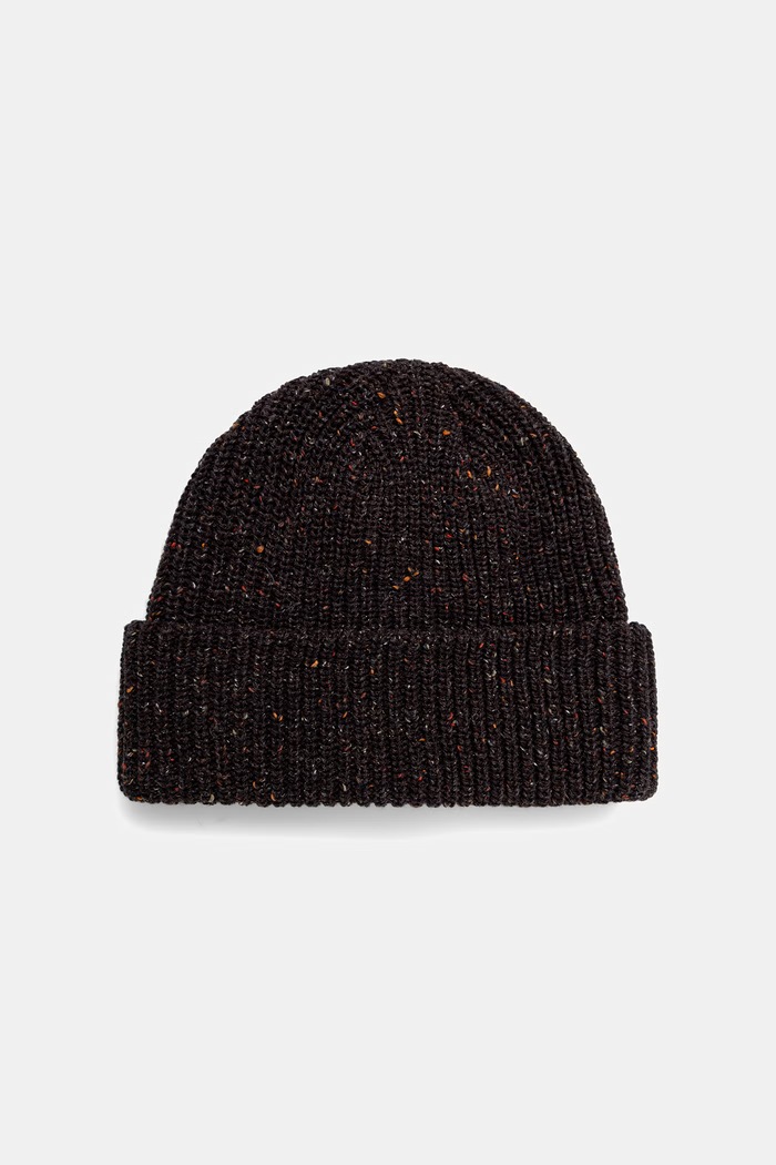 Medicine Czapka beanie męska z dodatkiem wełny brązowy RW26-CDM707
