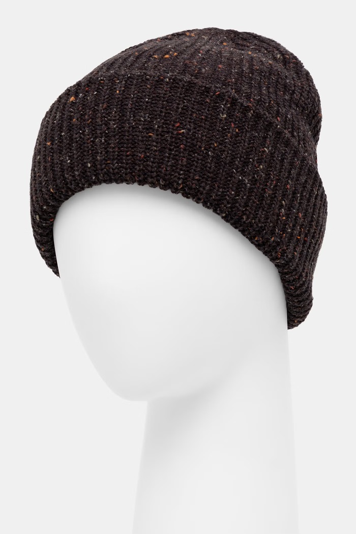Medicine Czapka beanie męska z dodatkiem wełny RW26-CDM707 brązowy RW26