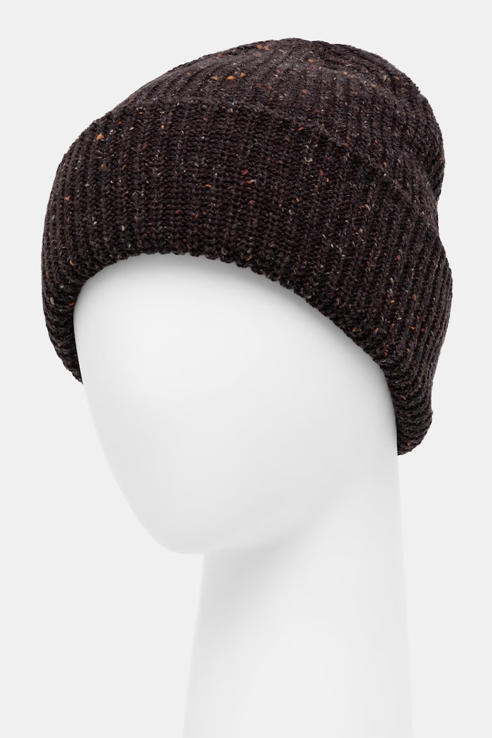 Medicine Czapka beanie męska z dodatkiem wełny RW26-CDM707 brązowy RW26