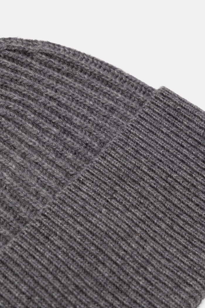 Czapka beanie męska z wełną Medicine RW26-CDM708 szary