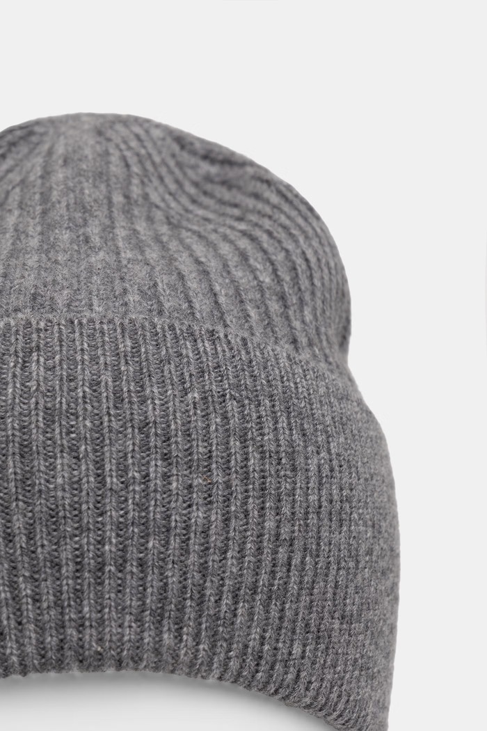 Czapka beanie męska z wełną Medicine szary RW26-CDM708