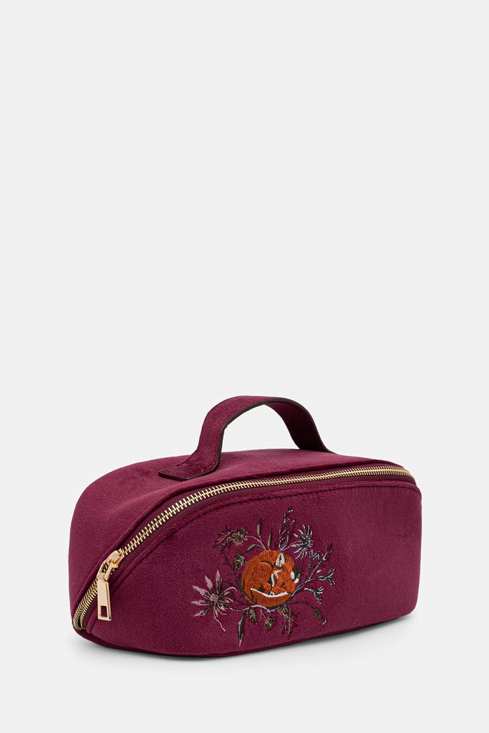 Kosmetyczka z haftami RW26-COU405 bordowy RW26