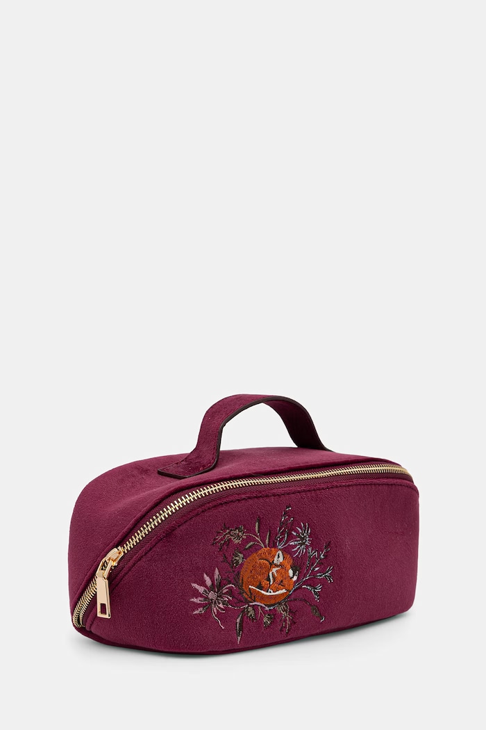 Kosmetyczka z haftami RW26-COU405 bordowy RW26