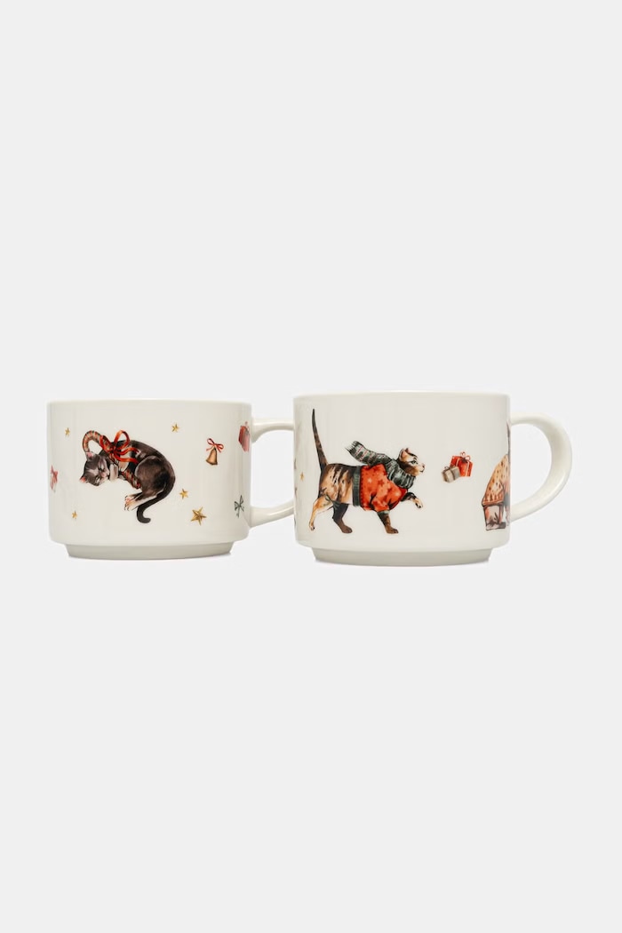 Medicine Zestaw kubków z porcelany multicolor RW26-KBU809