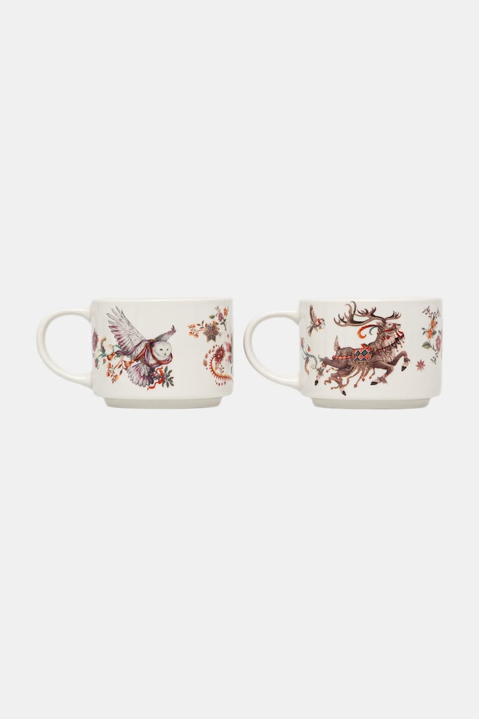 Medicine Zestaw kubków z porcelany multicolor RW26-KBUA02