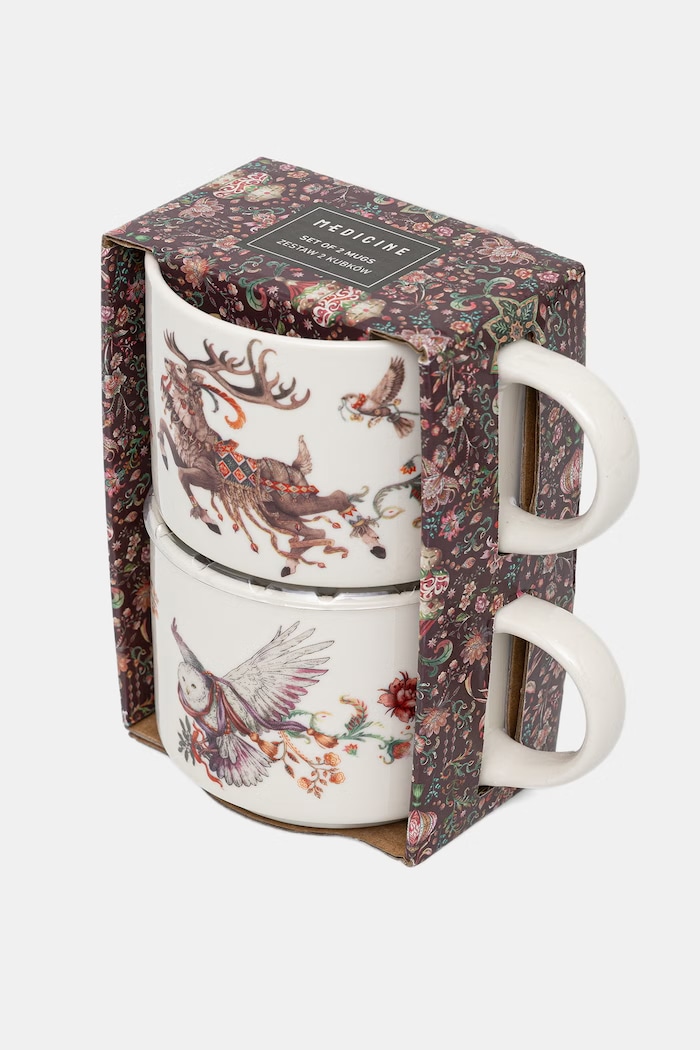 Kuchnia i bar Medicine Zestaw kubków z porcelany RW26-KBUA02 multicolor