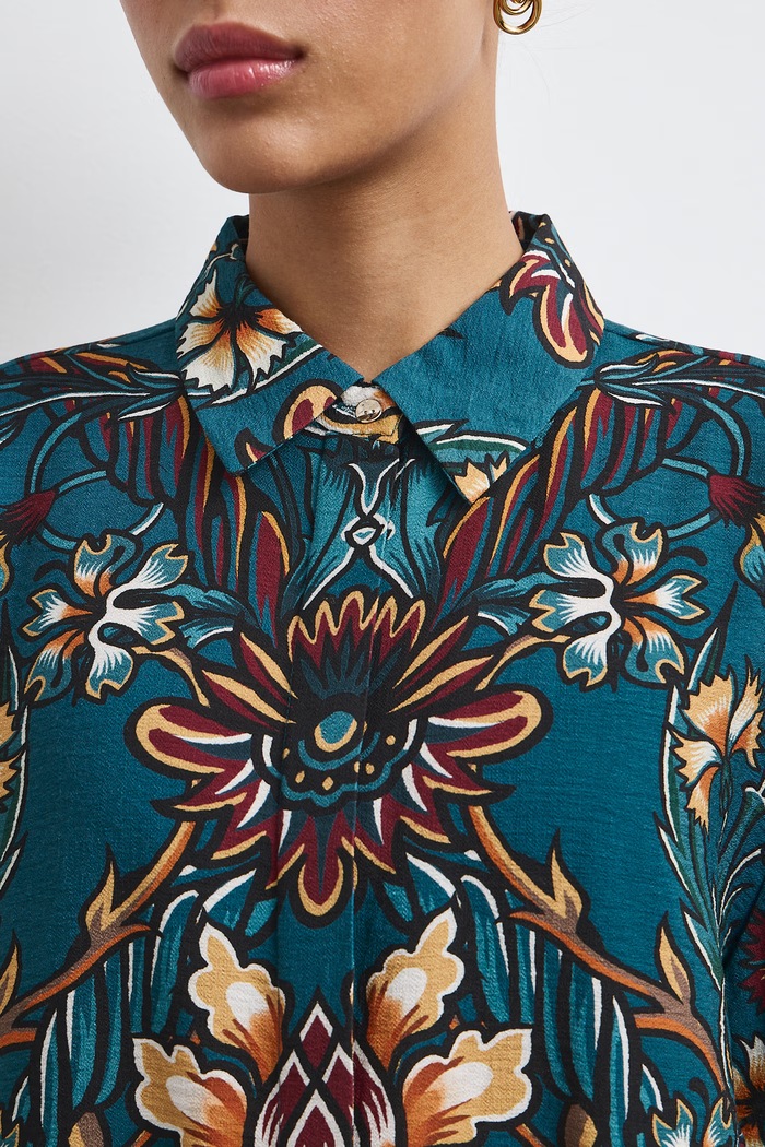 Koszula damska z wiskozą Medicine multicolor RW26-KDD801