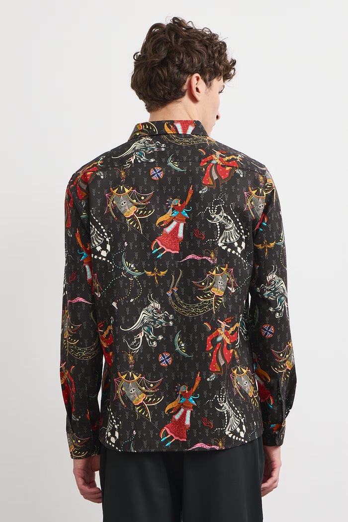 Koszula męska z lyocellem Medicine RW26-KDM851 multicolor