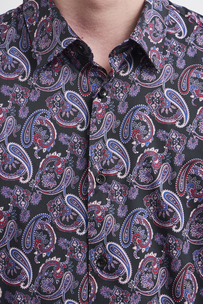Koszula męska bawełniana z elastanem Medicine multicolor RW26-KDMB12