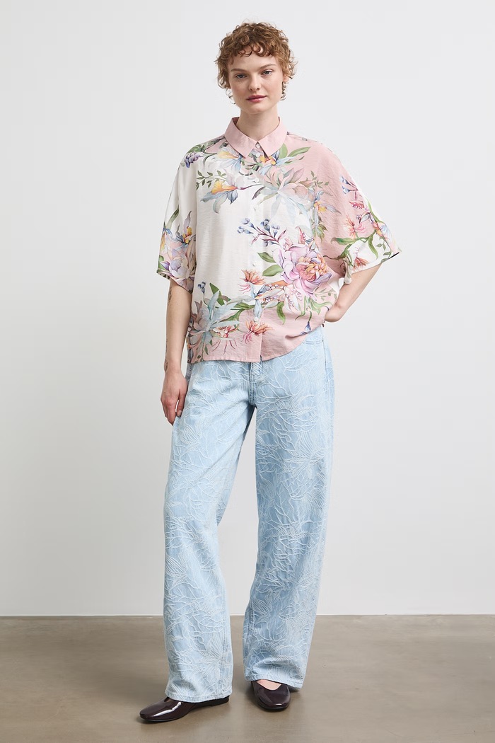Medicine koszula damska z wiskozą RW26-KKD202 multicolor RW26