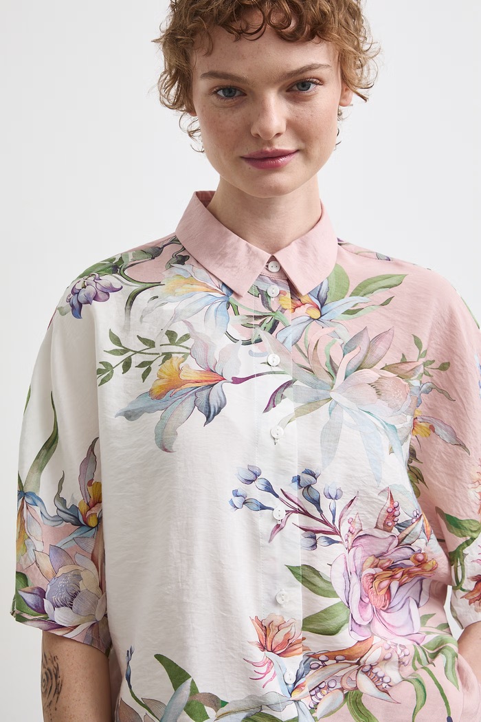Medicine koszula damska z wiskozą multicolor RW26-KKD202