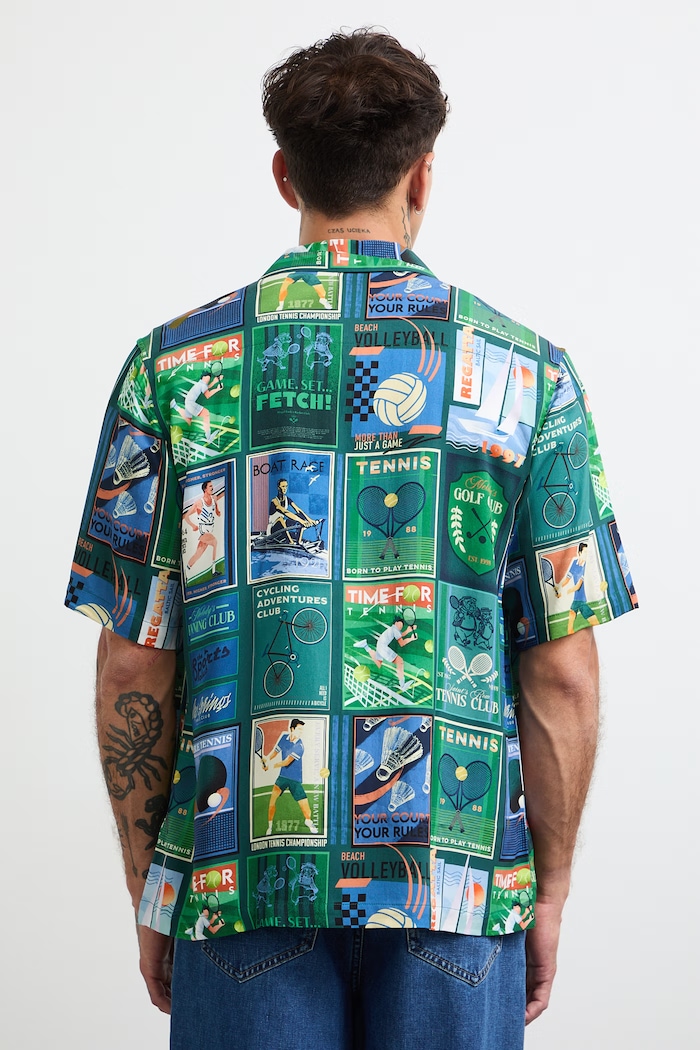 Odzież Koszula męska z wiskozy RW26-KKM101 multicolor