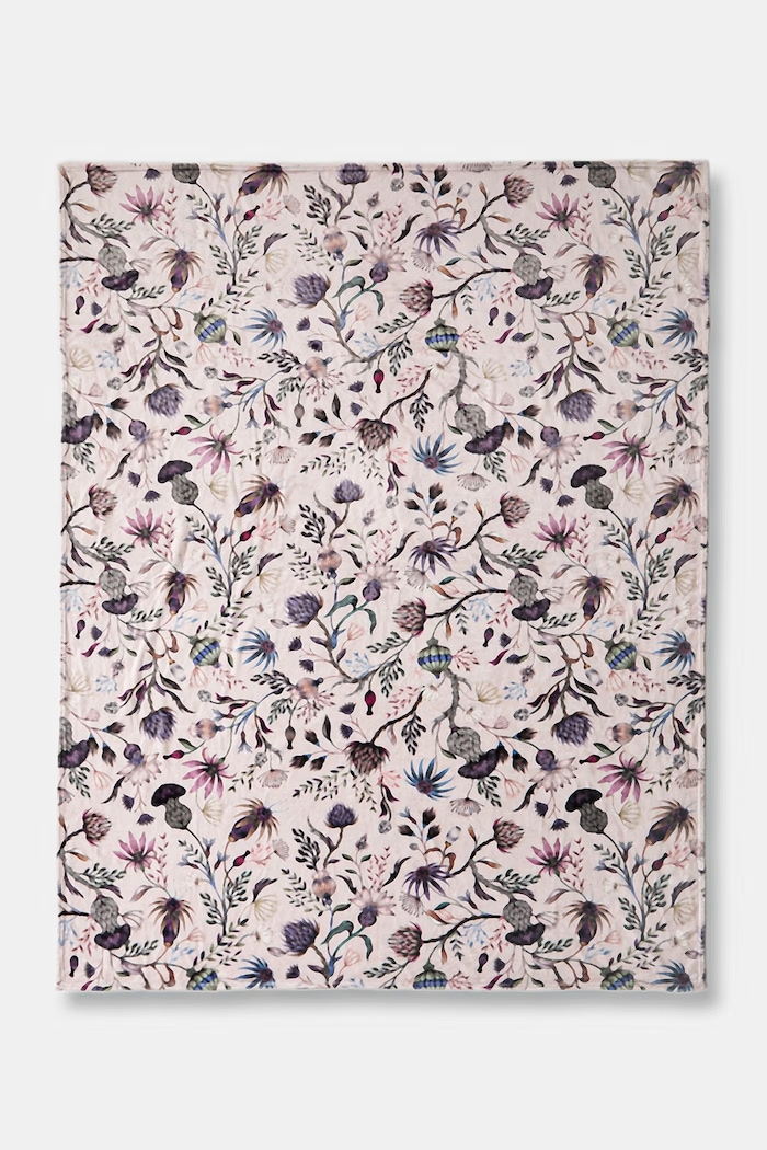 Decka z textilného materiálu 160 x 220 cm béžová RW26-KOU405