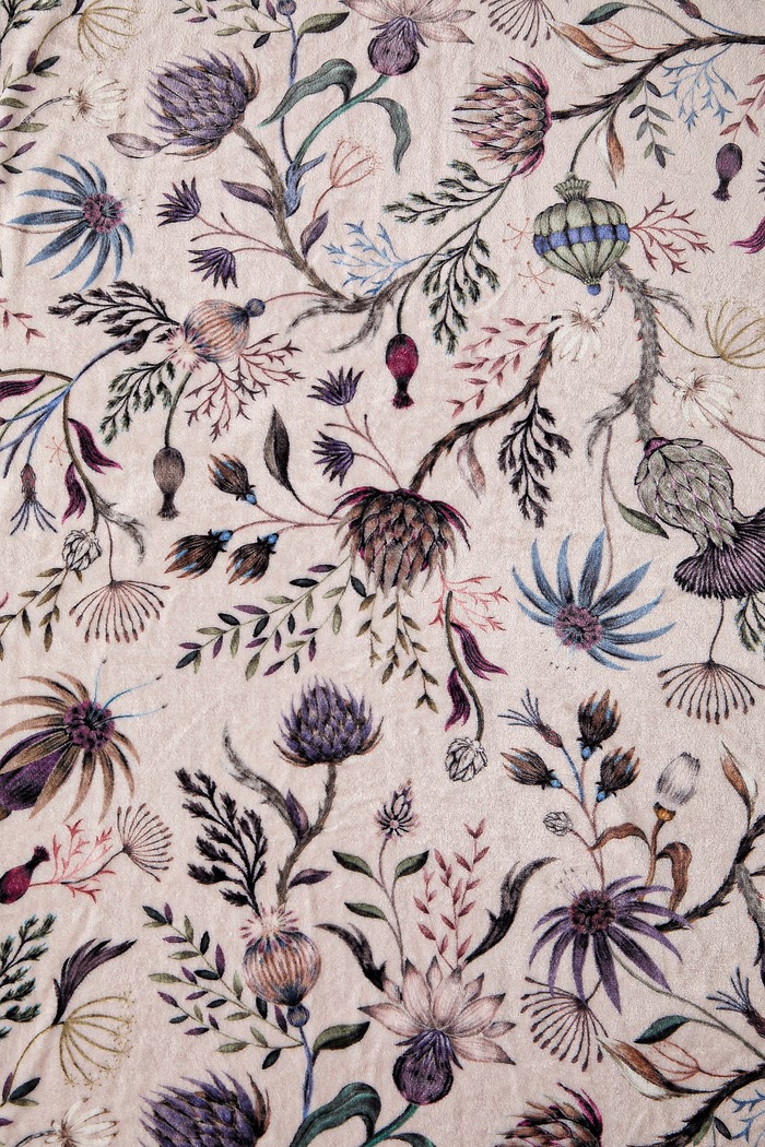 Decka z textilného materiálu 160 x 220 cm RW26-KOU405 béžová RW26
