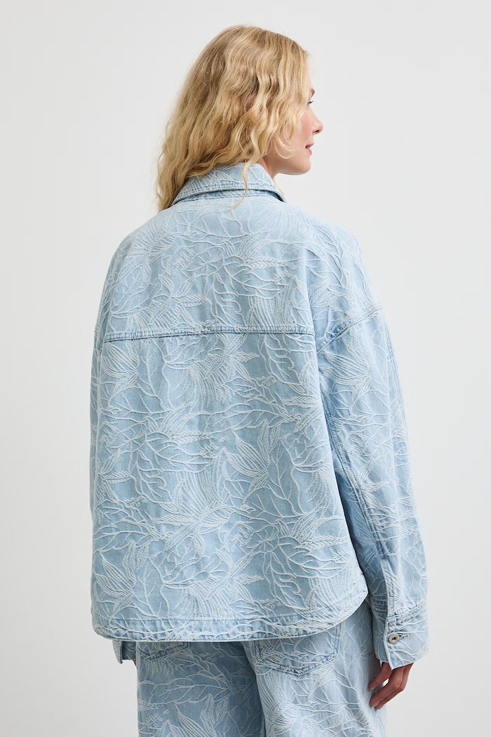 Odzież Medicine kurtka oversize damska jeansowa RW26-KUD101 niebieski