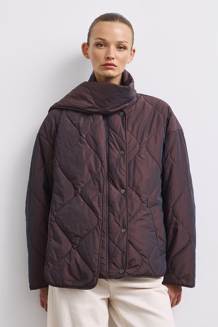 Medicine Kurtka pikowana damska RW26-KUD513 brązowy RW26