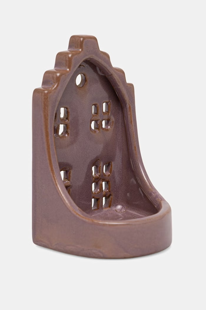Medicine Świecznik dekoracyjny z porcelany RW26-LEU802 różowy RW26