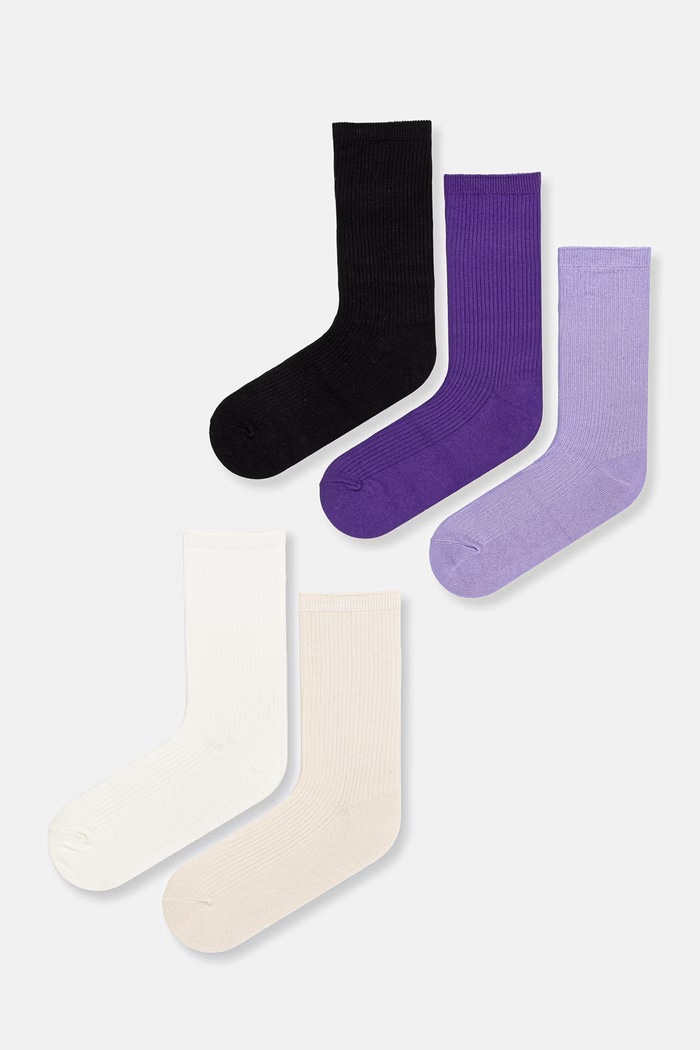 Medicine Skarpety damskie bawełniane z elastanem 5-pack RW26-LGD072 multicolor RW26