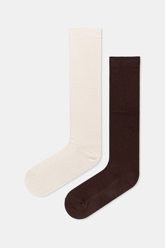 Medicine Podkolanówki damskie z włókna bambusowego 2-pack RW26-LGD078 multicolor RW26