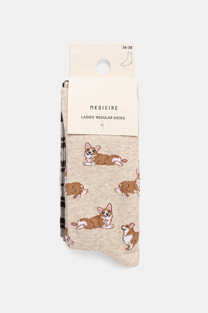 Skarpety damskie 2-pack Medicine RW26-LGD707 multicolor