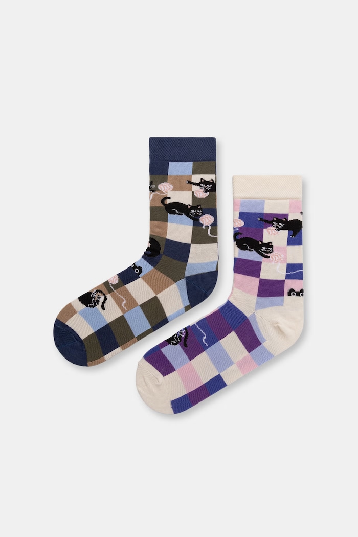 Medicine Skarpety damskie z bawełną 2-pack multicolor RW26-LGD716