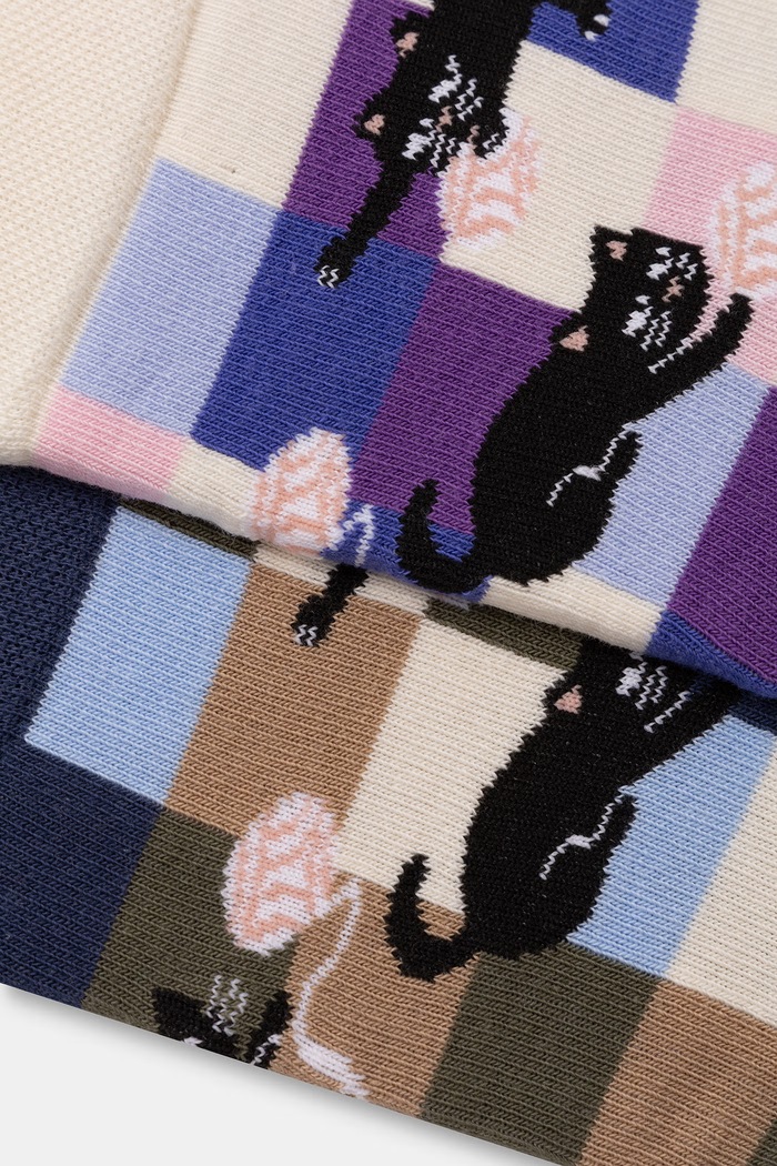 Medicine Skarpety damskie z bawełną 2-pack RW26-LGD716 multicolor RW26