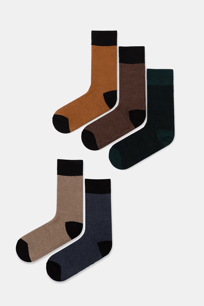 Medicine Skarpety męskie z bawełną 5-pack multicolor RW26-LGM927