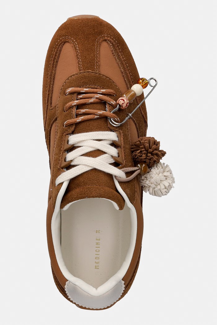 Sneakersy damskie Medicine brązowy RW26-OBD310