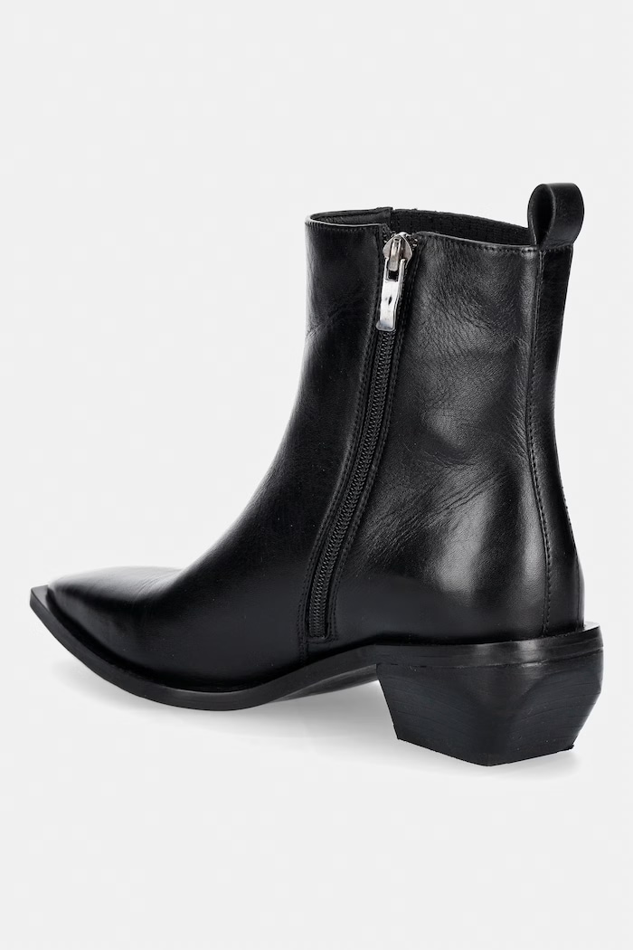 Botki damskie skórzane Medicine RW26-OBD401 czarny