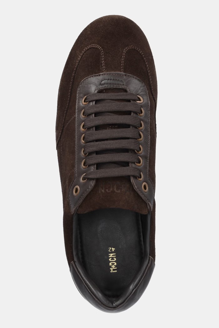 Sneakersy męskie zamszowe Medicine brązowy RW26-OBM315