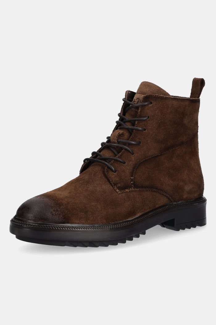 Obuwie Medicine Buty męskie zamszowe RW26-OBM606 brązowy